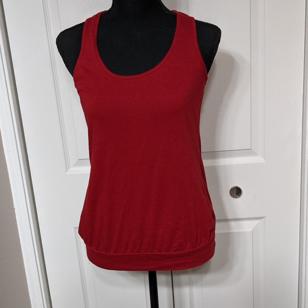 Weaver's  Tank Top, size M, color Burgundy